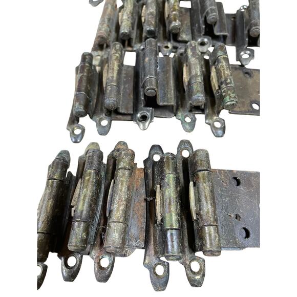 Vintage Quick Snap 2.8 Inch Cabinet Door Hinges Set of 20 Good Used Condition - Picture 3 of 5